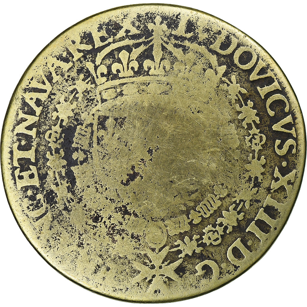 France, Jeton, Louis XIII , Le Juste, 1629, Laiton, TB, Feuardent:12156