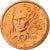 França, 5 Euro Cent, BU, 2002, MDP, Aço Cromado a Cobre, MS(65-70), KM:1284