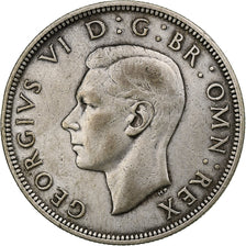 Grande-Bretagne, George VI, 1/2 Crown, 1938, Londres, Argent, TTB+, KM:856