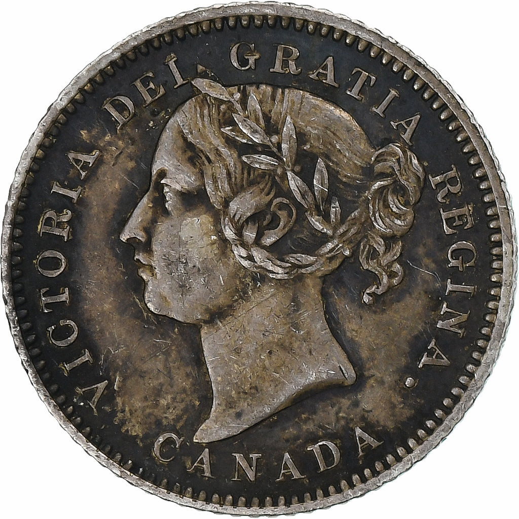 Canada, Victoria, 10 Cents, 1880, Heaton, Silver, AU(50-53), KM:3