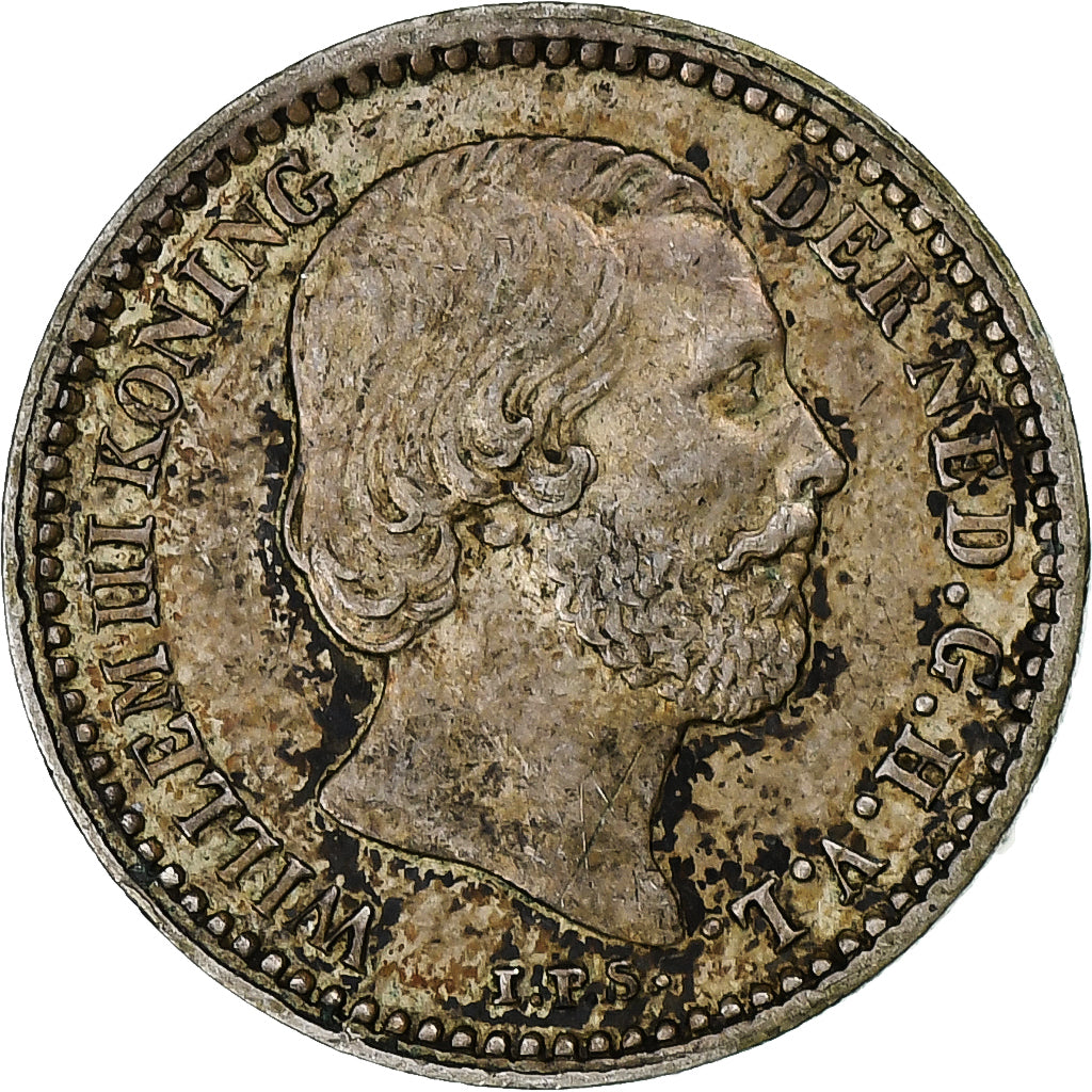 Pays-Bas, William III, 10 Cents, 1890, Utrecht, Argent, TTB+, KM:80