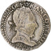France, Henri III, 1/2 Franc au col plat, 1587, Rouen, Contemporary forgery