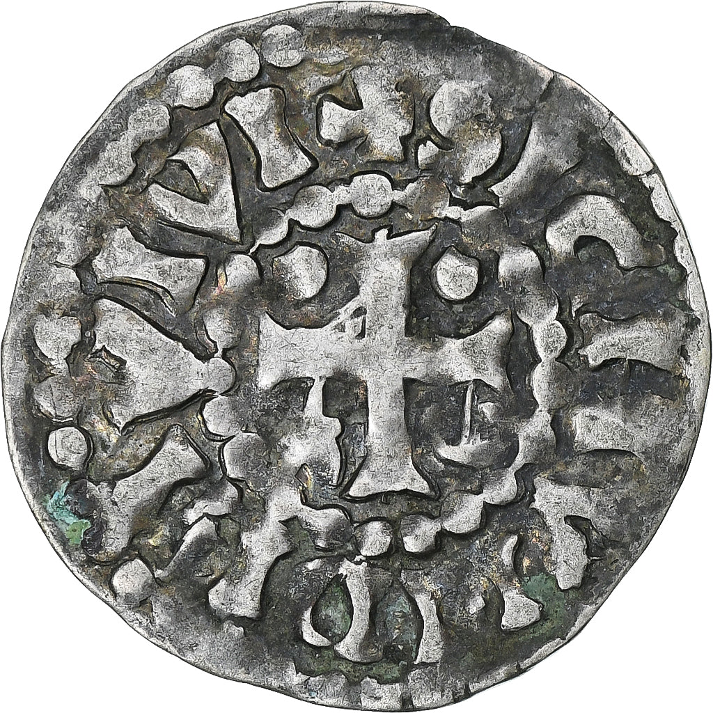 France, Comté du Maine, Herbert I, Denier, Le Mans, Immobilized type, Billon