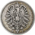 Germany, Wilhelm I, Mark, 1874, Stuttgart, Silver, VF(30-35), KM:7
