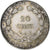 INDOCHINA FRANCESA, 20 Cent, 1930, Paris, Prata, AU(50-53)