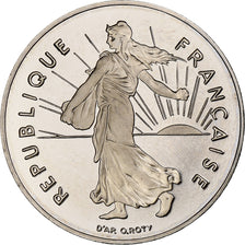France, 1 Franc, Semeuse, 1993, Paris, Proof, Nickel, MS(65-70), Gadoury:474b