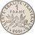 França, 1 Franc, Semeuse, 2001, Paris, Proof, Níquel, MS(65-70), Gadoury:474b