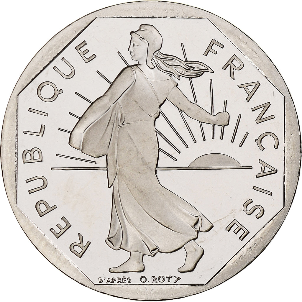Francia, 2 Francs, Semeuse, 1998, Paris, FS, Nichel, FDC, Gadoury:547b