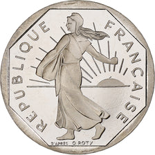 France, 2 Francs, Semeuse, 1999, Paris, Proof, Nickel, MS(65-70), Gadoury:547b