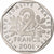 France, 2 Francs, Semeuse, 2001, Paris, BE, Nickel, FDC, Gadoury:547b