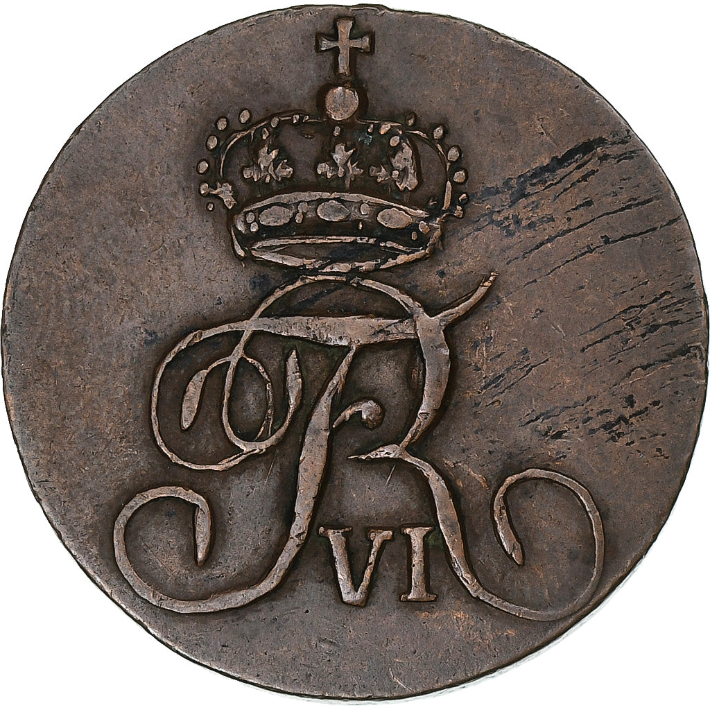 Norway, Frederik VI, 2 Skilling, 1810, Bronze, EF(40-45), KM:280