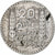 France, 20 Francs, Turin, 1933, Paris, Rameaux longs, Silver, EF(40-45)