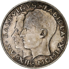 Belgium, Baudouin I, 50 Francs, 1960, Brussels, Silver, AU(50-53), KM:152.1