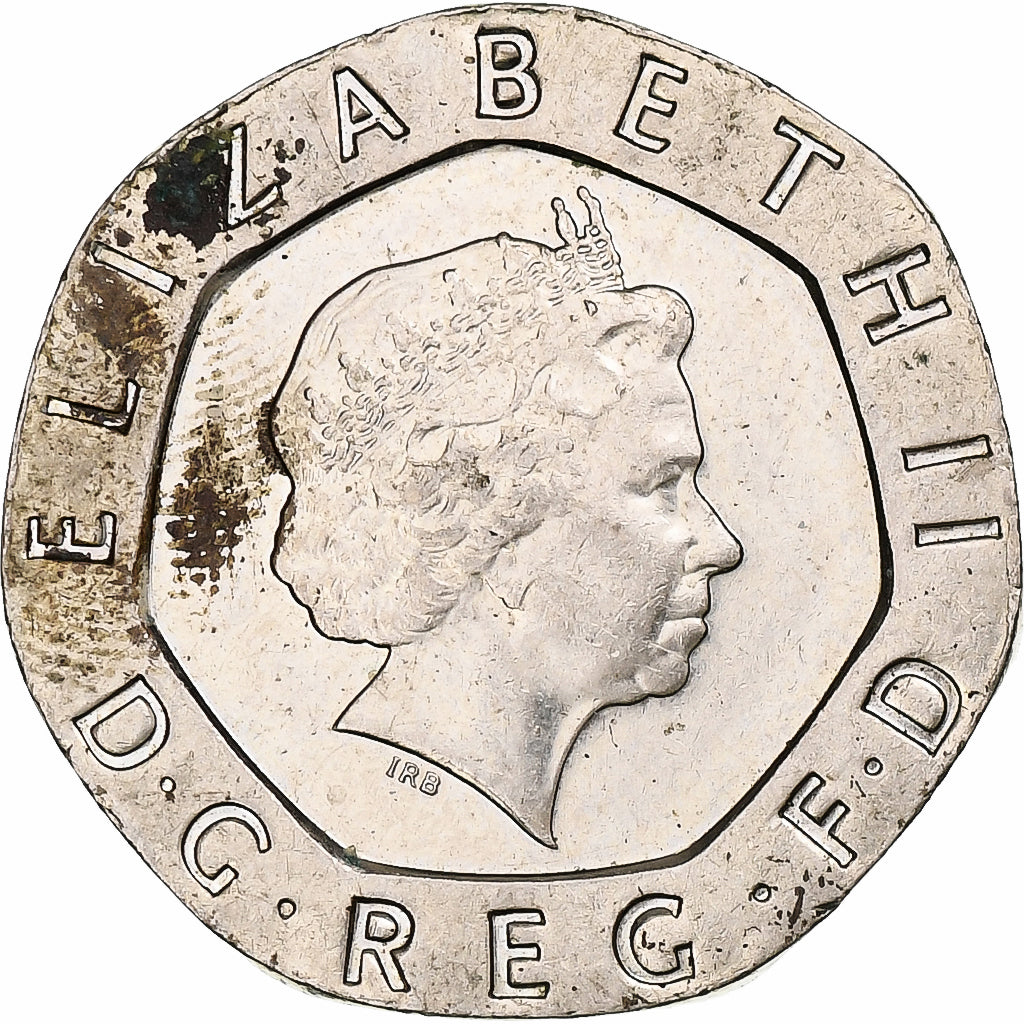 Great Britain, Elizabeth II, 20 Pence, 2005, London, Copper-nickel, AU(55-58)