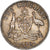 Australia, George V, Shilling, 1916, Melbourne, Silver, AU(50-53)