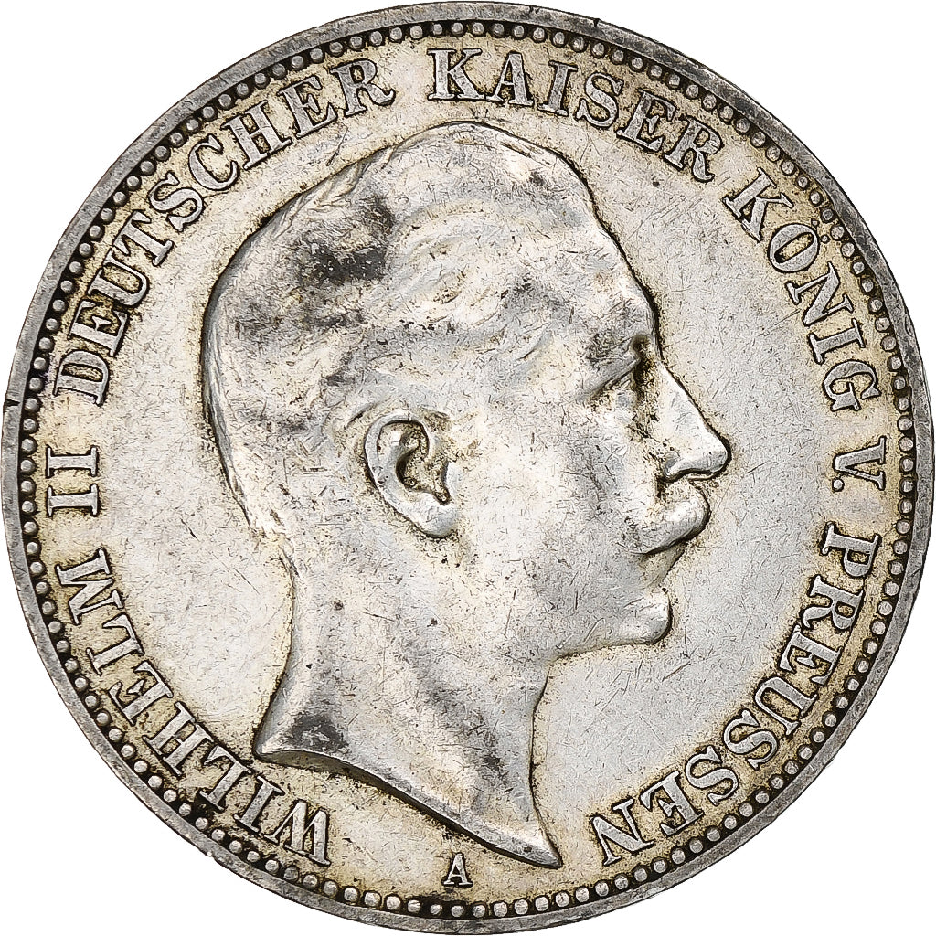 Etats allemands, PRUSSIA, Wilhelm II, 3 Mark, 1910, Berlin, Argent, TTB, KM:527