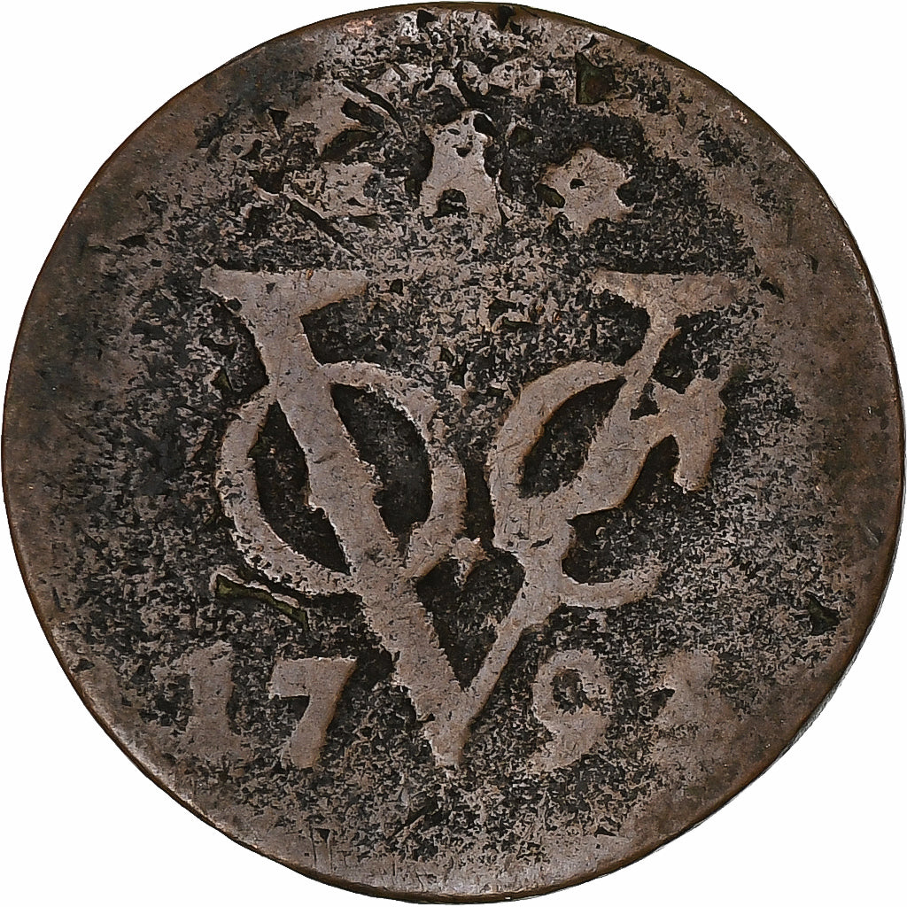 NETHERLANDS EAST INDIES, Duit, 1793, Copper, F(12-15), KM:159