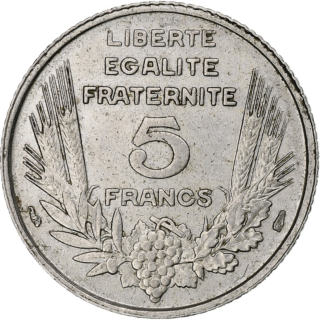 Francia, 5 Francs, Bazor, 1933, Paris, Espace, Níquel, EBC, Gadoury:753, Le