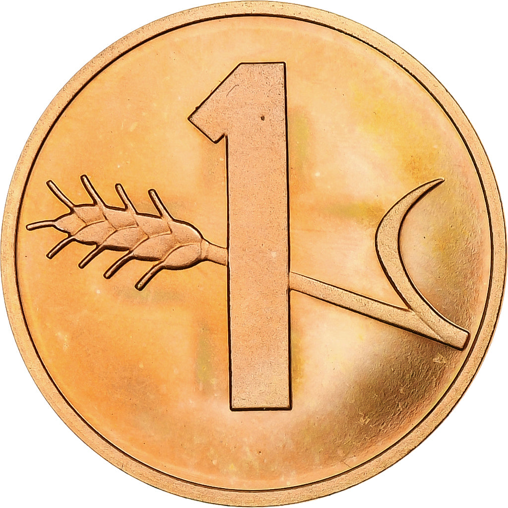 Svizzera, Rappen, Croix Suisse, 1978, Bern, FS, Bronzo, SPL+, KM:46