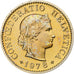 Schweiz, 5 Rappen, Libertas, 1978, Bern, PP, Kupfer-Nickel, UNZ+, KM:26