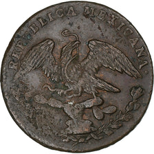 Mexico, 1/4 Réal, 1835, Mexico City, Copper, VF(30-35), KM:358