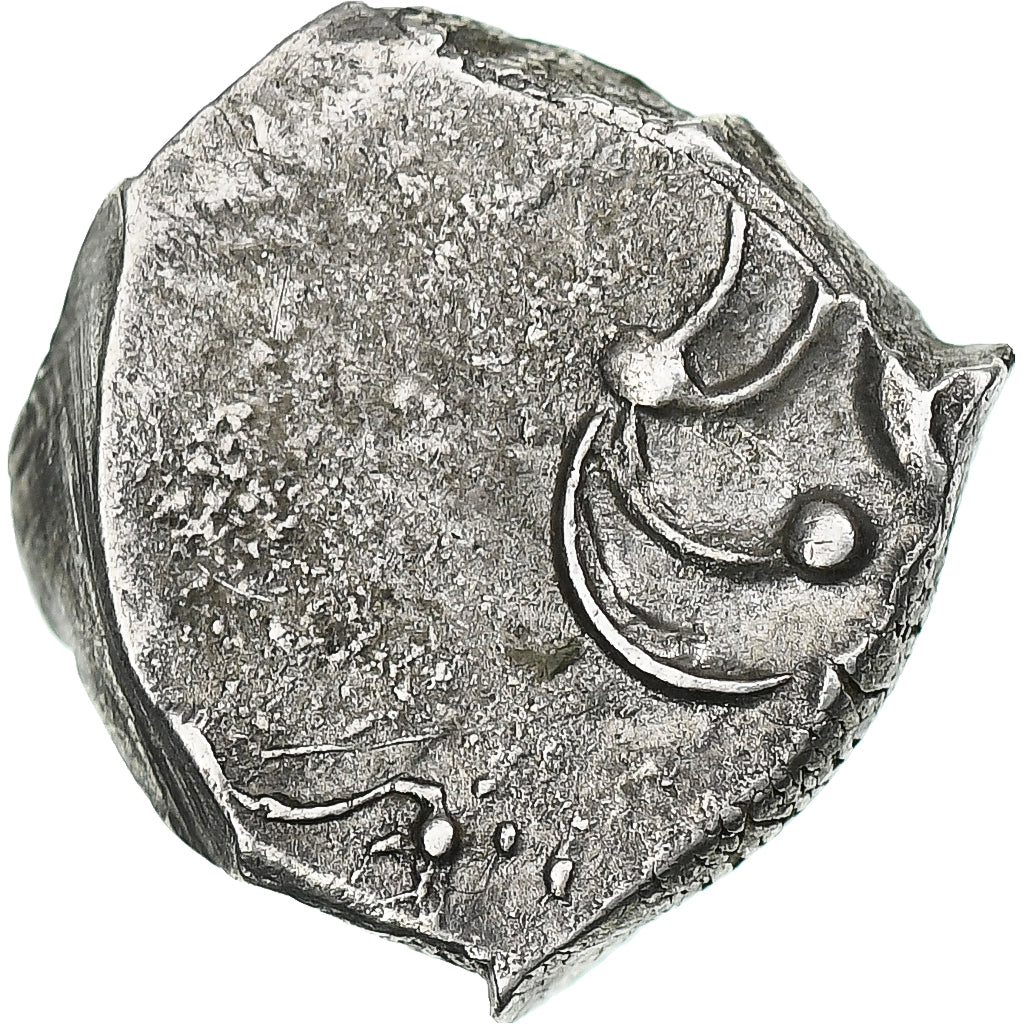 Cadurques, Drachme à la tête triangulaire, 2nd-1st century BC, Argent, TTB+
