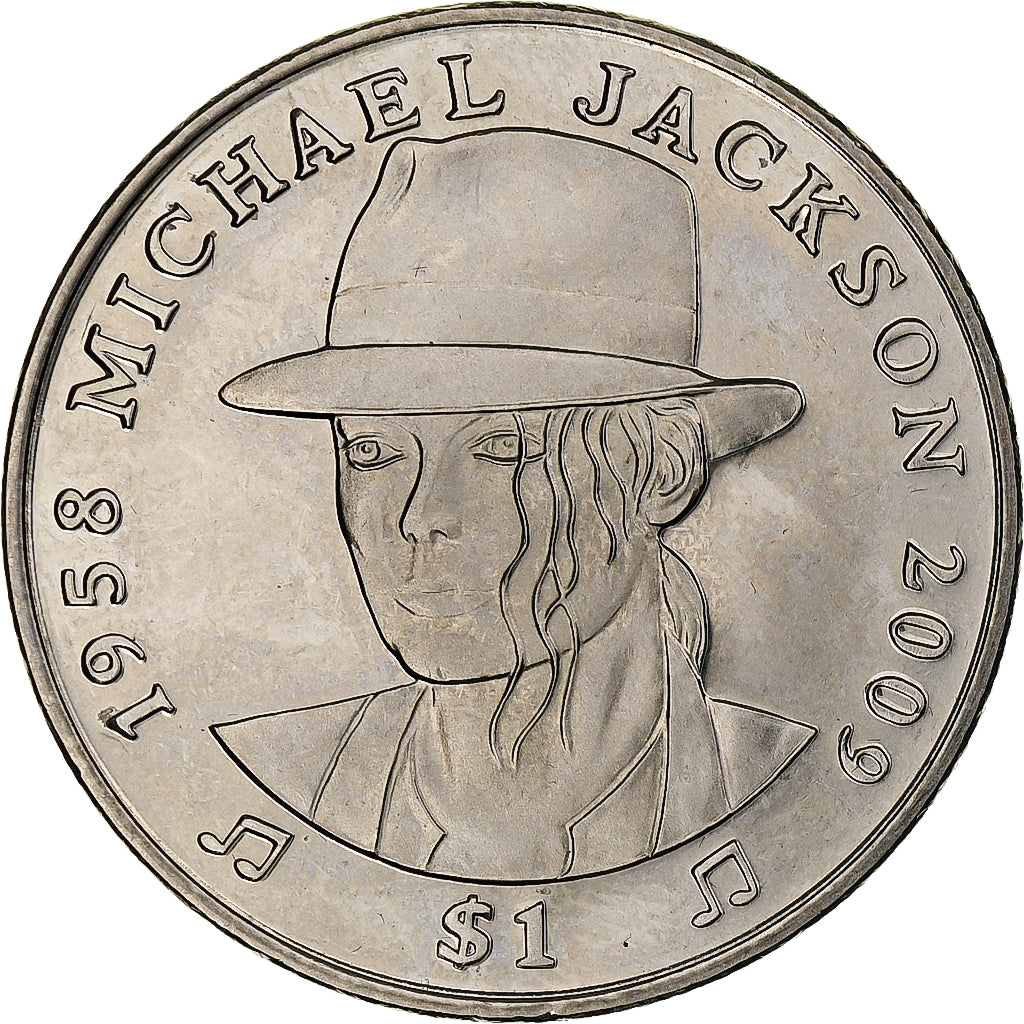 Sierra Leone, Dollar, Mickael Jackson, 2009, Proof, Copper-nickel, MS(63)