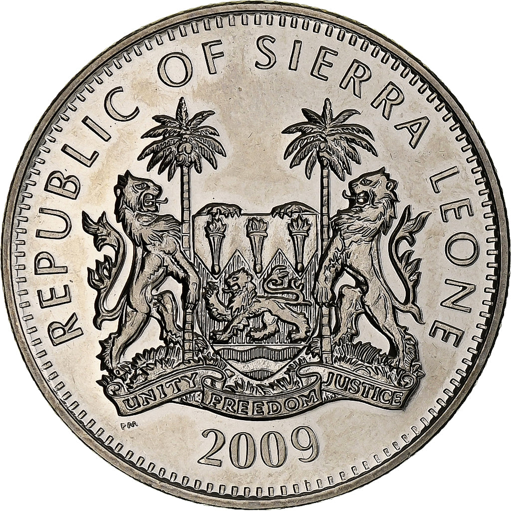Sierra Leone, Dollar, Mickael Jackson, 2009, Proof, Copper-nickel, MS(63)