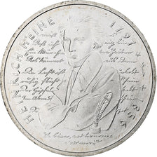GERMANY - FEDERAL REPUBLIC, 10 Mark, Heinrich Heine, 1997, Munich, Silver