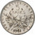 França, 5 Francs, Semeuse, 1961, Paris, Prata, AU(50-53), Gadoury:770