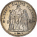 França, 5 Francs, Hercule, 1873, Paris, Prata, EF(40-45), Gadoury:745a