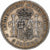 Espanha, Amadeao I, 5 Pesetas, 1871, Madrid, Prata, VF(30-35)