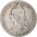 Great Britain, Victoria, 1/2 Crown, 1891, London, Silver, F(12-15), KM:764