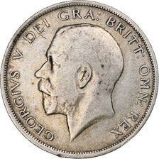 Gran Bretagna, George V, 1/2 Crown, 1918, London, Argento, MB+, KM:818.1