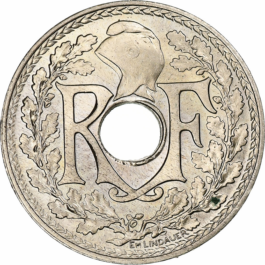 France, 25 Centimes, Lindauer, 1939, Paris, Maillechort, SPL, Gadoury:381