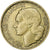 Francia, 20 Francs, Guiraud, 1950, Paris, 3 faucilles, Rame-alluminio, BB+