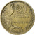 France, 20 Francs, Guiraud, 1950, Paris, 3 faucilles, Cupro-Aluminium