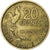Frankrijk, 20 Francs, Guiraud, 1952, Beaumont - Le Roger, Cupro-Aluminium, ZF+