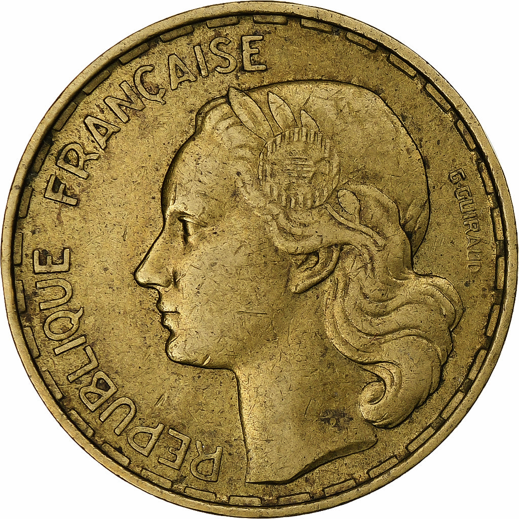 France, 50 Francs, Guiraud, 1951, Paris, Cupro-Aluminium, TTB+, Gadoury:880