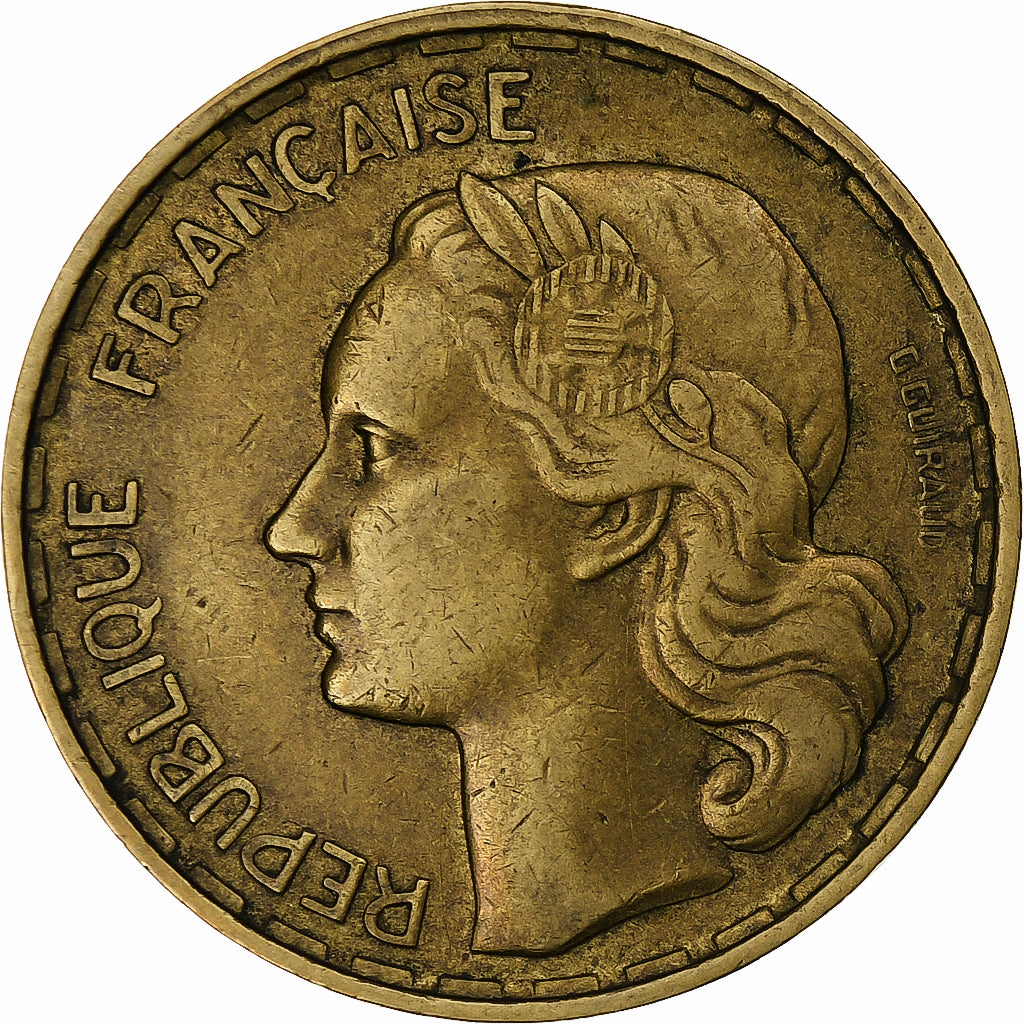 France, 50 Francs, Guiraud, 1953, Paris, Cupro-Aluminium, TTB+, Gadoury:880