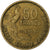 Frankreich, 50 Francs, Guiraud, 1951, Beaumont - Le Roger, Cupro-Aluminium, SS+