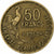 Francia, 50 Francs, Guiraud, 1952, Beaumont - Le Roger, Rame-alluminio, BB+
