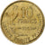 Francja, 10 Francs, Guiraud, 1952, Paris, Brązal, AU(55-58), Gadoury:812