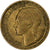 França, 10 Francs, Guiraud, 1957, Paris, Cobre-Alumínio, AU(55-58)