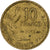Francja, 10 Francs, Guiraud, 1951, Beaumont - Le Roger, Brązal, AU(55-58)
