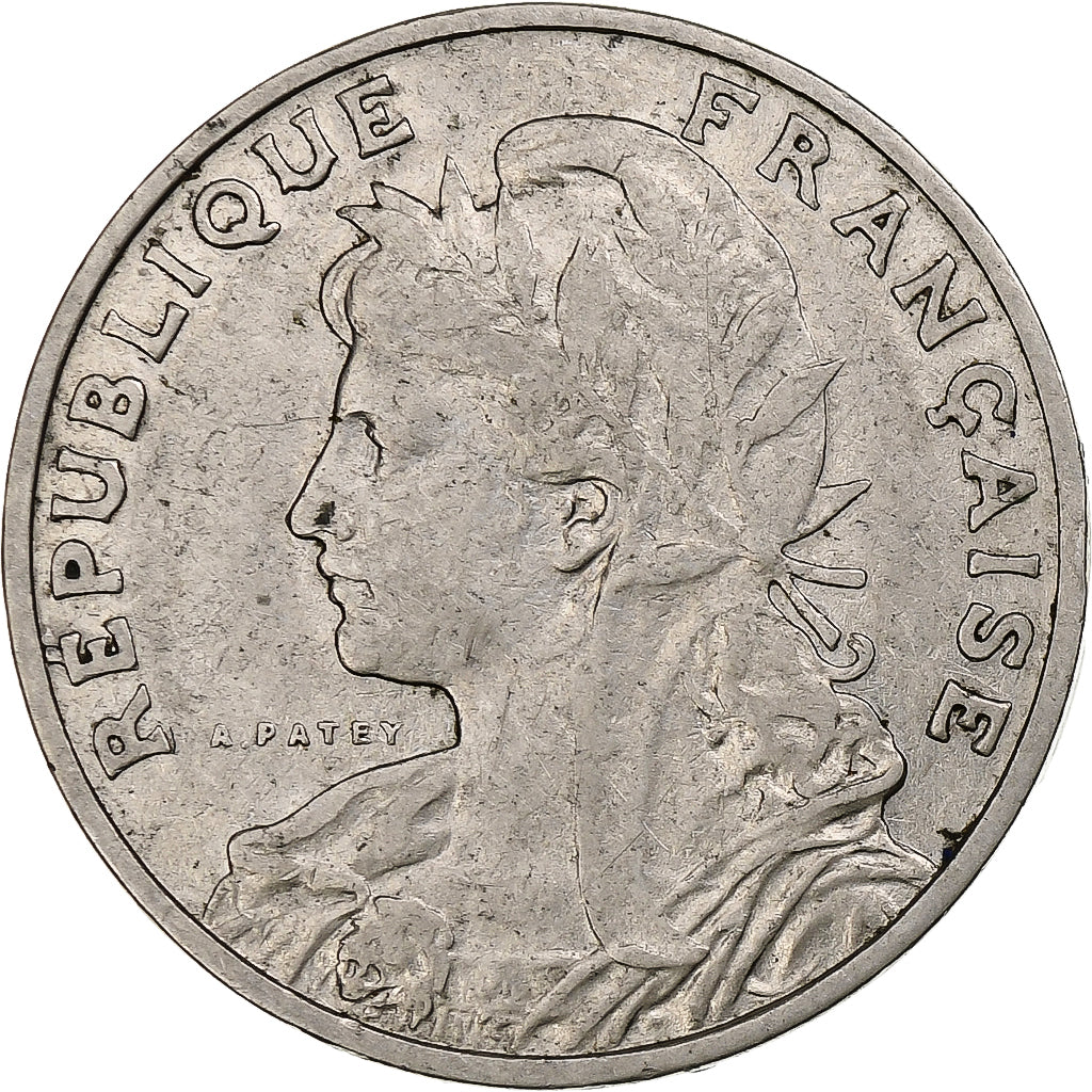 Francja, 25 Centimes, Patey, 1903, Paris, Nikiel, EF(40-45), Gadoury:362, KM:855