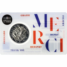 França, 2 Euro, Recherche médicale, UNION, Coin card, 2020, MDP, Bimetálico
