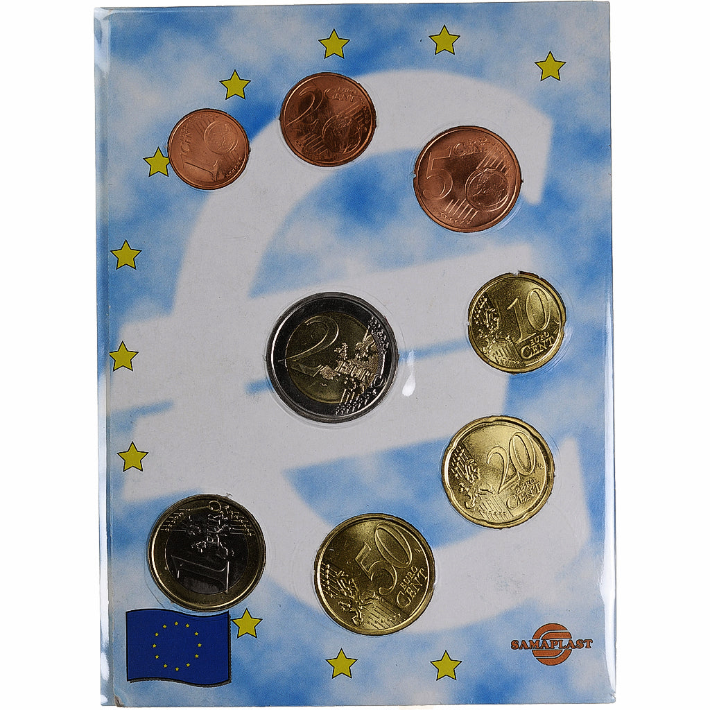 Italy, Set 1 ct. - 2 Euro, 2008, Rome, MS(65-70)