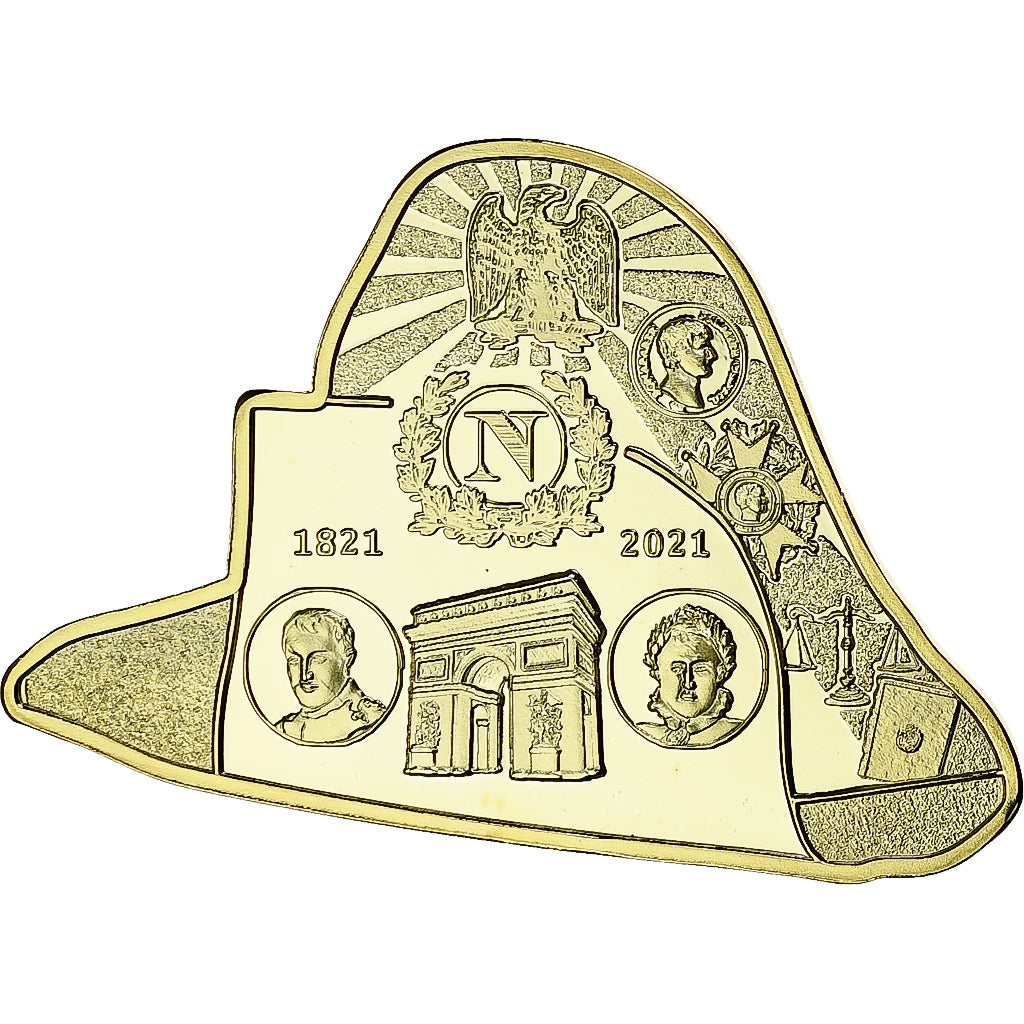 Kamerun, 500 Francs CFA, Bicorne, 2021, Pokryte Miedź- Nikiel, MS(65-70)