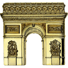 Cameroon, 500 Francs CFA, Arc de Triomphe, 2021, Copper-Nickel Gilt, MS(65-70)